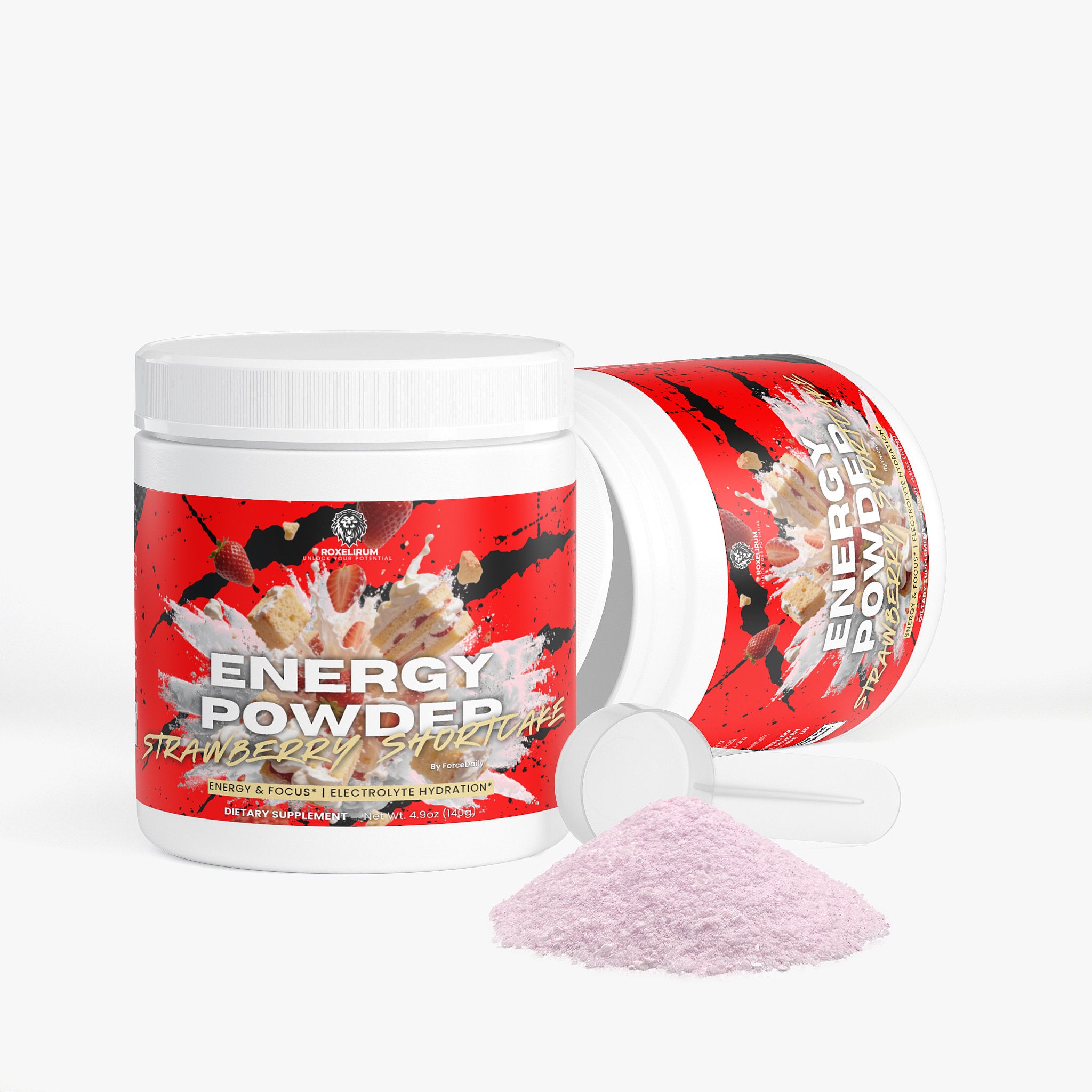 Energy Powder (Strawberry Shortcake)