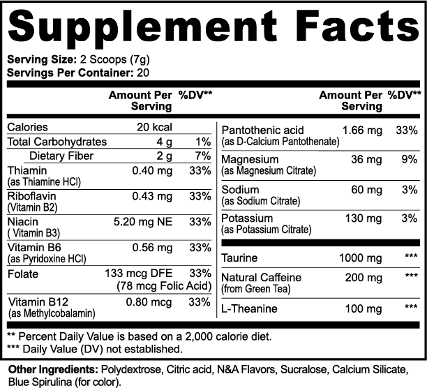 Energy Powder (Cotton Candy) ROXELIRUM®