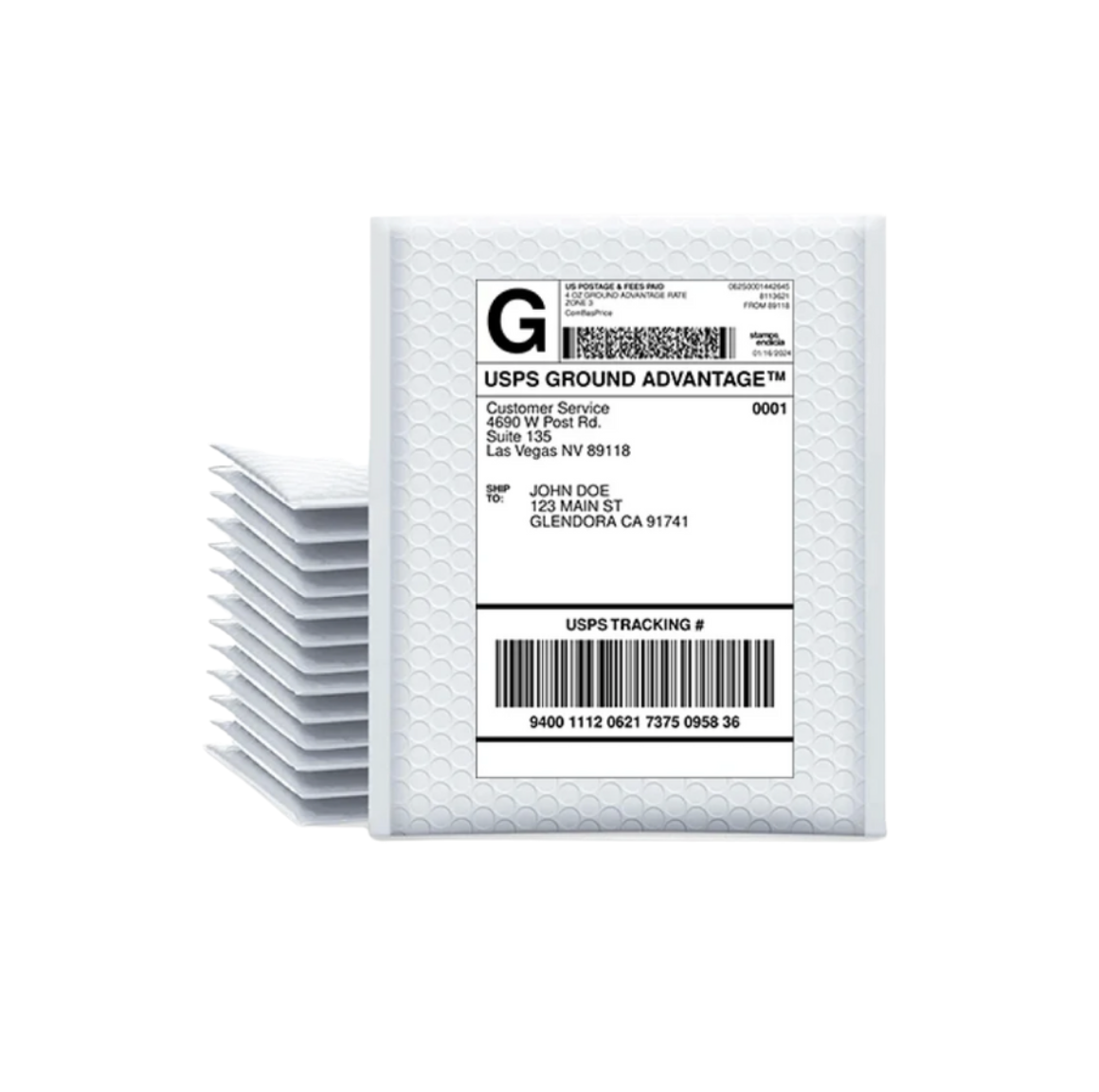 Discreet shipping envelope